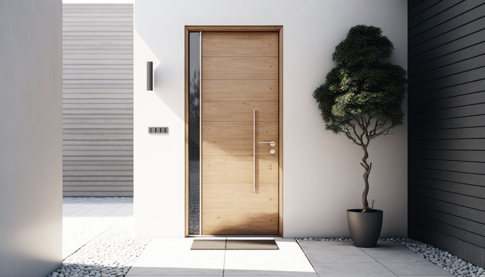 Porte Bois Claire
